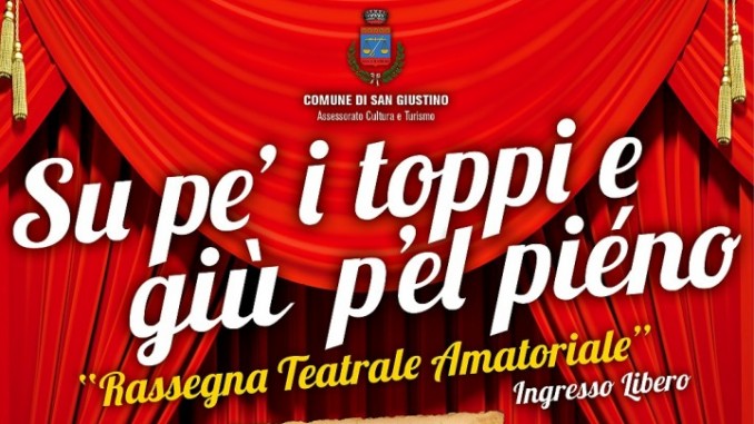 Rassegna amatoriale a San Giustino: "Su pe' i toppi e giù p'el piéno"