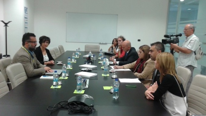 La Presidente della Regione Marini in visita all'azienda Faist