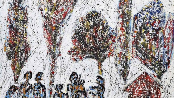 Mondo Dipinto al museo tela umbra di Città di Castello