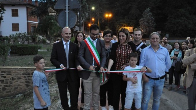 Inaugurata a Lisciano Niccone la messa in sicurezza della ss 416