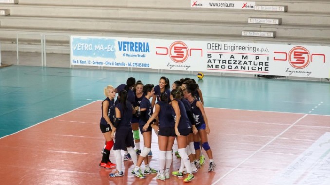 San Giustino Volley, quattro set vinti nell’amichevole contro la Roana Macerata