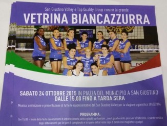 Vetrina biancazzurra nel pomeriggio di sabato 24 ottobre