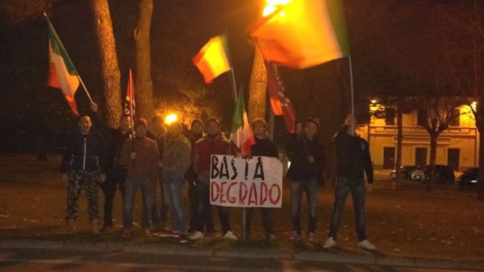 CASAPOUND Comune vieta gazebo di CasaPound, ma a San Giustino i ladri la fan da padroni