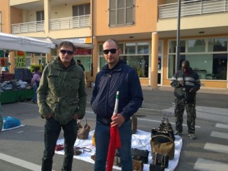CasaPound a Città di Castello per la fiera di San Florido: "Basta ambulanti abusivi"