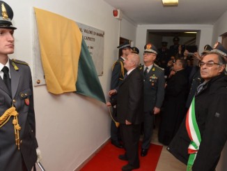Finanza: cerimonia intitolazione caserma Città di Castello