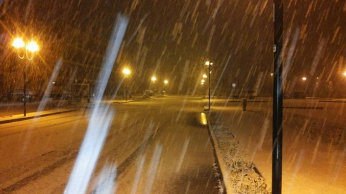 Maltempo Umbria, la neve non ferma i servizi a Montone