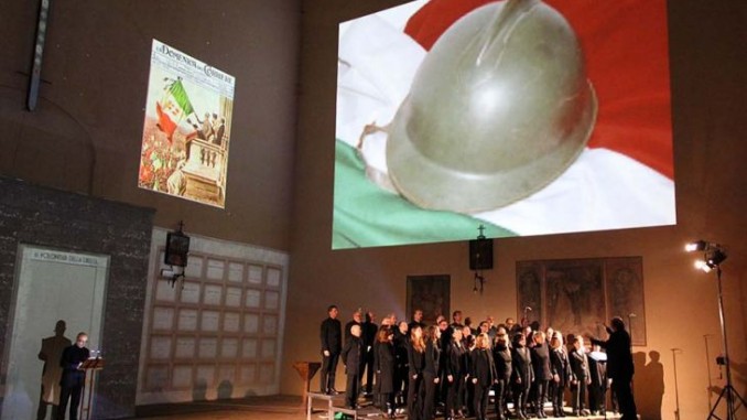 Suoni ed immagini dalla la Prima guerra mondiale a San Domenico