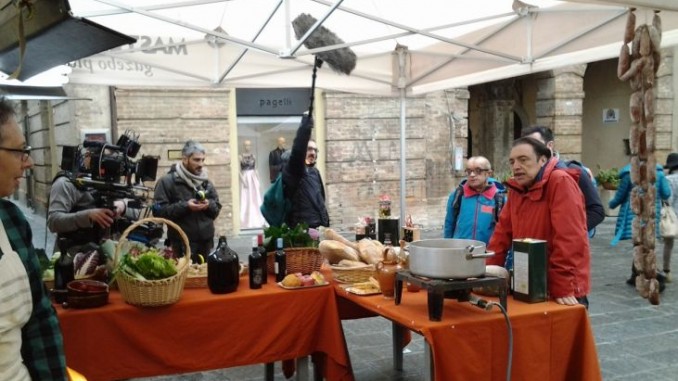 La troupe di “Don Matteo” a Umbertide