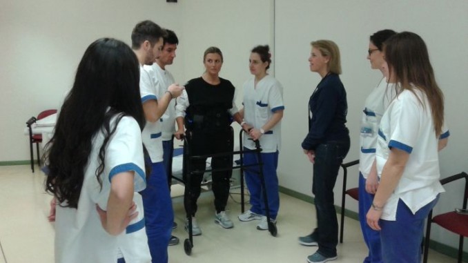 All'Istituto Prosperius arriva l'esoscheletro Indego