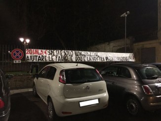 Città di Castello: la protesta di CasaPound contro autovelox mobile
