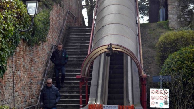 Scale mobili del Cassero a Città di castello, da lunedì via ai lavori