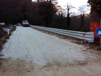 Frana di Canoscio, lavori termineranno entro Pasqua La prossima settimana via all’asfaltatura della strada