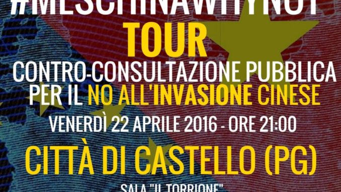 Mes China Tour del M5s farà tappa a Città di Castello