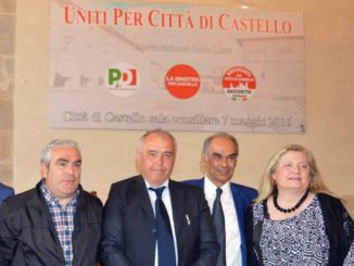 Elezioni 2016 a Città di Castello, Luciano Bacchetta ha presentato la coalizione
