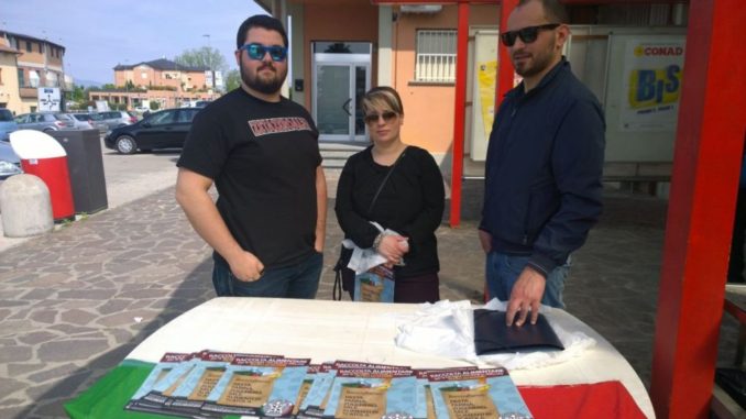 CasaPound avvia raccolta alimentare a Città di Castello