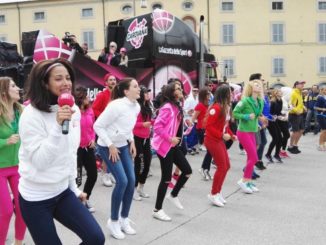 Festa ad Umbertide per l'arrivo del Giro d'Italia