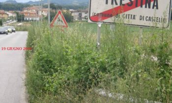 Strada da Trestina al Cornetto è in condizioni pietose