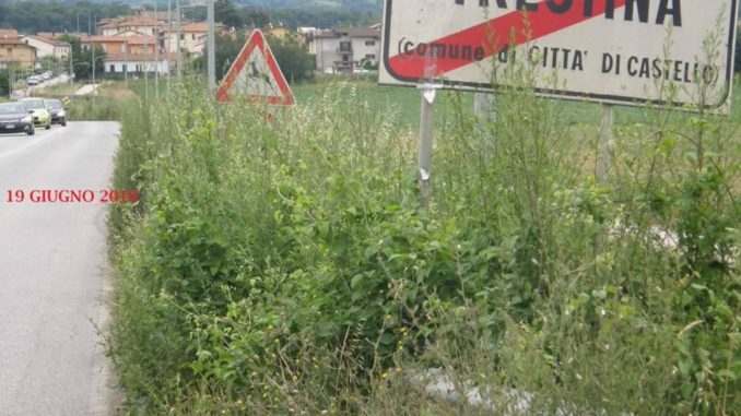 Strada da Trestina al Cornetto è in condizioni pietose