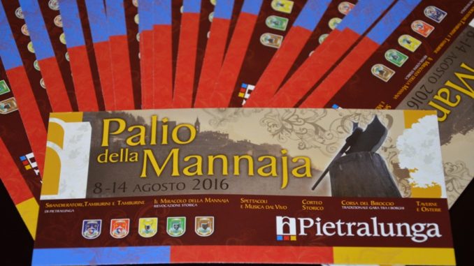 Presentazione 35esimo Palio della mannaja