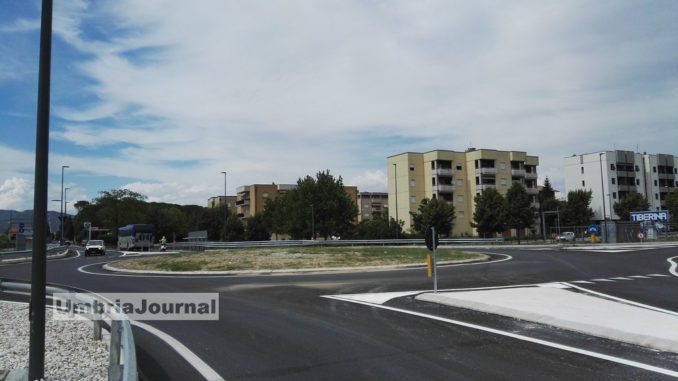 Strada Statale Tiberina, aperta al traffico la nuova rotatoria