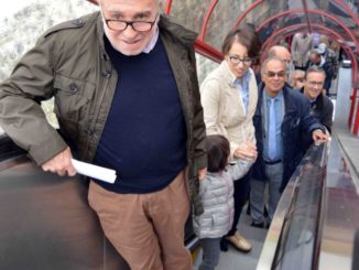 Avviate le nuove scale mobili del bastione del Cassero a Città di Castello