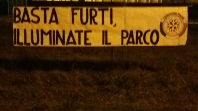 Troppi furti a Madonna del Latte a Castello, CasaPound protestaTroppi furti a Madonna del Latte a Castello, CasaPound protesta