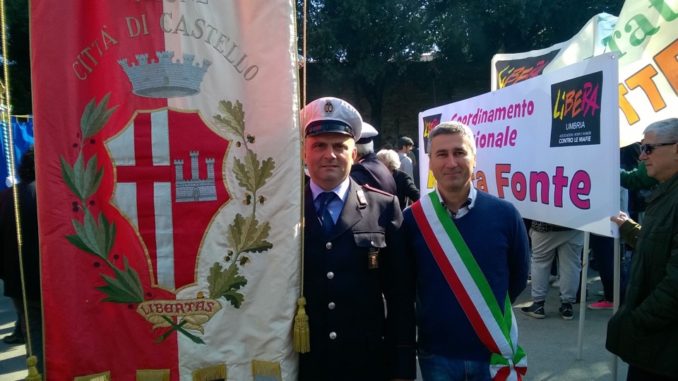 Il Comune di Città di Castello alla giornata per le vittime delle mafie
