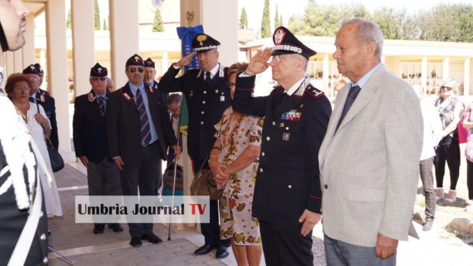 Carabinieri, ricordo , Colonnello Valerio Gildoni a Città di Castello
