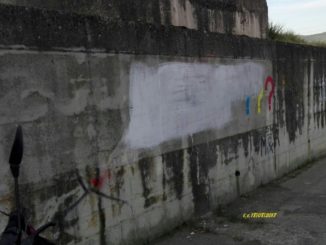 Cancellata la scritta infamante a Città di Castello