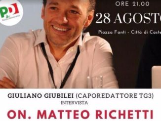 Partito Democratico, Giubilei intervista Richetti a Città di Castello
