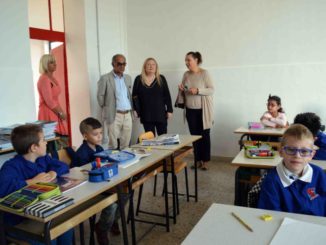 Riaperta la scuola di Lerchi, 70 bambini hanno ripreso le lezioni