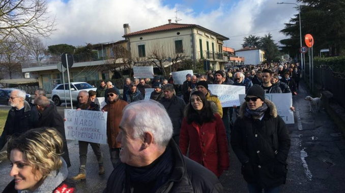 Lega presente al sit in a sostegno dei lavoratori della Nardi