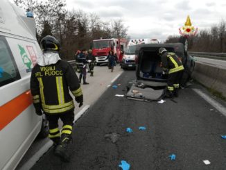 Incidente stradale sulla E45, tra Pierantonio e Resina, marito e moglie gravemente feriti