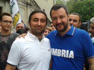 Corrado Belloni della Lega Umbria minacciato da ladro a casa sua