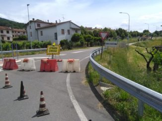 Viabilità della strada, lavori incrocio via Montegrappa e via della Resistenza