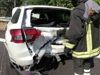 Incidente sulla E45 a Umbertide, all'altezza di un cantiere, 6 feriti, grave una donna