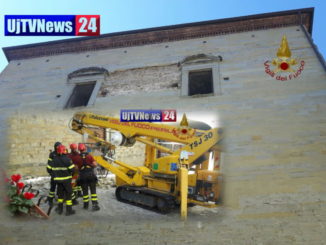 Bomba inesplosa trovata nel muro del Duomo di Città di Castello