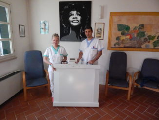 Una nuova bilancia elettronica con pedana per la Residenza Balducci
