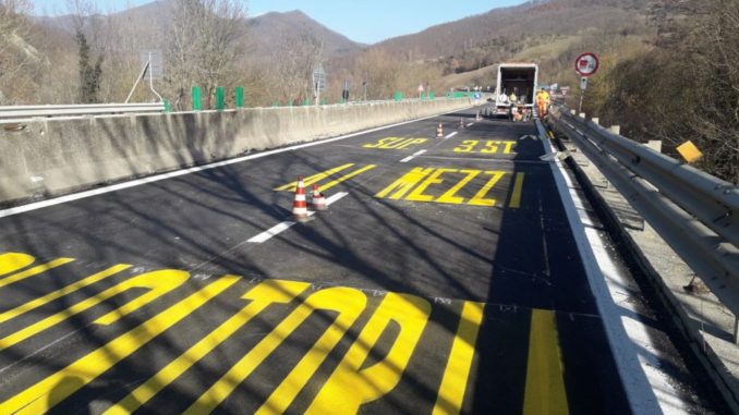Puleto riavviato cantiere manutenzione su viadotto della E45, era programmato