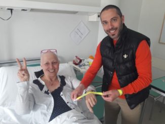 Via il tumore di corsa, Domenico Corradin fa tappa a San Giustino