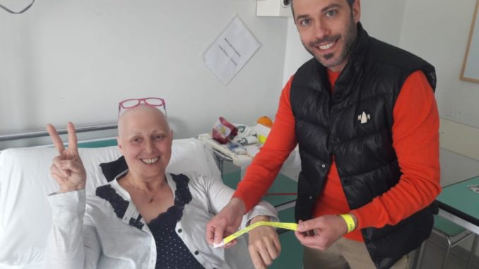 Via il tumore di corsa, Domenico Corradin fa tappa a San Giustino