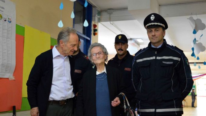 Nonna Luisa Zappitelli a 108 anni va a votare alle elezioni Europee 2019