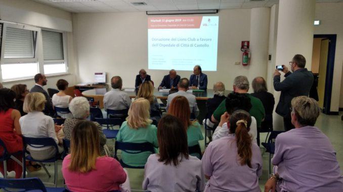 Città di Castello, altri 11 televisori in ospedale grazie al Lions Club