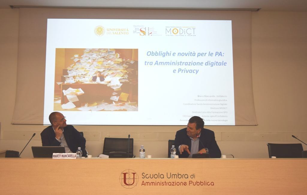 seminario “Obblighi e novità per le P.A.: tra amministrazione digitale e privacy”