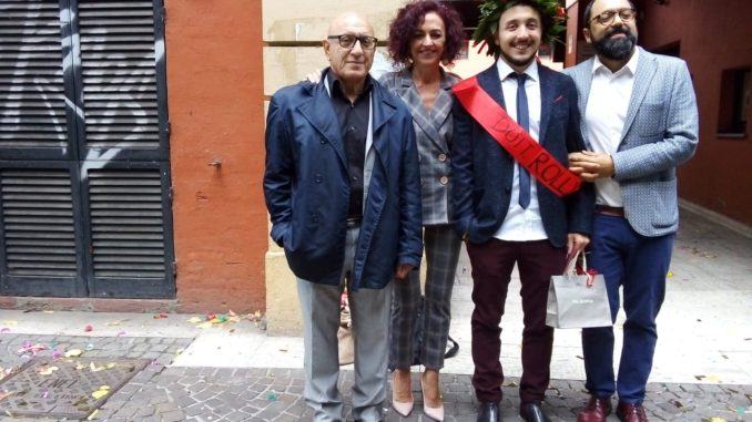 Laureato in giurisprudenza, un giovane d'applausi, è Alessandro Rossi