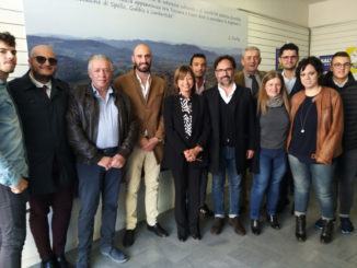 Tour elettorale di Donatella Tesei in Alto Tevere a Umbertide