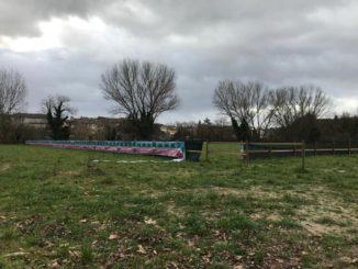 Strutture della mostra del cavallo in abbandono a Città di Castello |Foto
