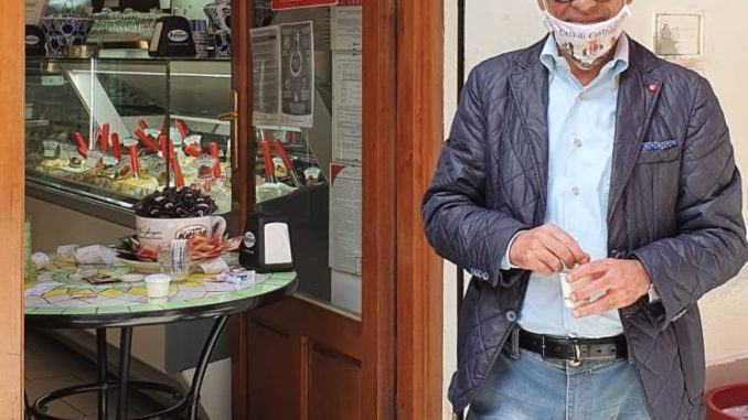 Coronavirus, sindaco Bacchetta, primo caffè in centro, mi sono commosso