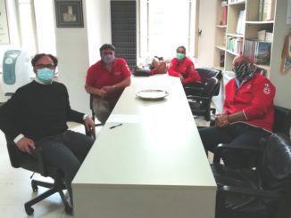 ll sindaco Carizia incontra i volontari della Croce Rossa Italiana