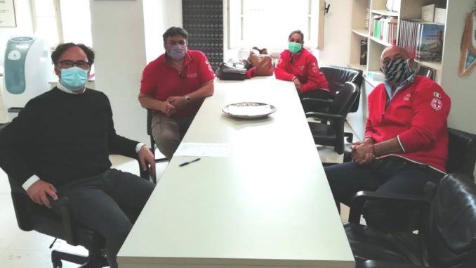 ll sindaco Carizia incontra i volontari della Croce Rossa Italiana